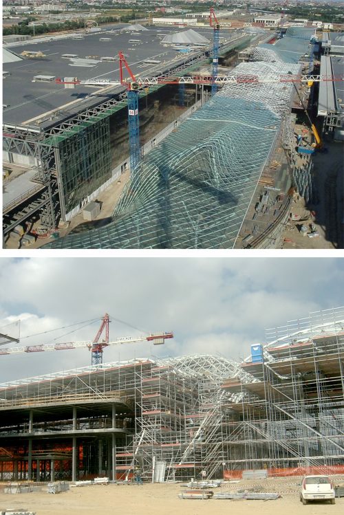 Dach der neuen Messe Mailand