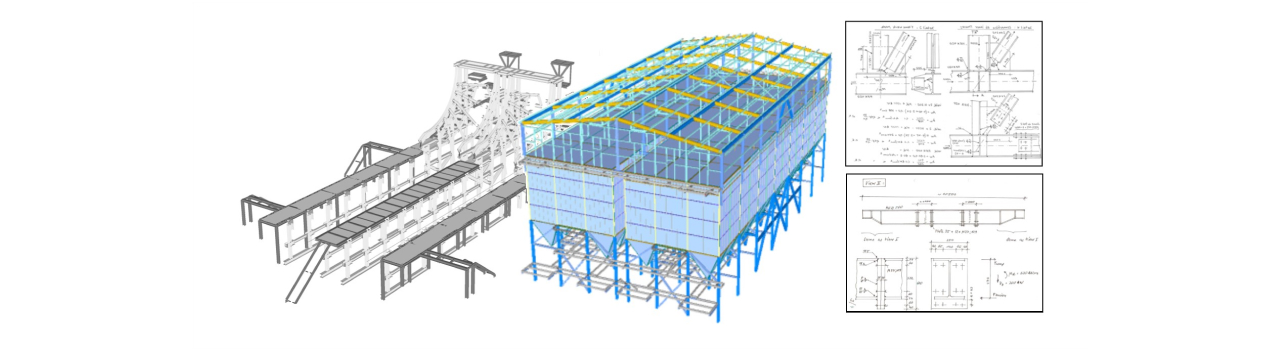 Stranggussanlage und Filterhaus